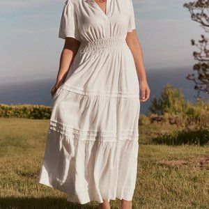 Anthropologie The Somerset Maxi Dress: Linen Edition